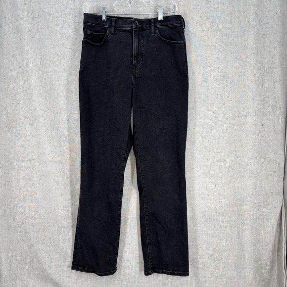 Everlane Denim - Everlane High Key Stovepipe Jeans Black‎ Cotton High Rise Women's size 29